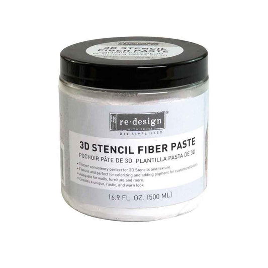 Art Mediums: 3-D Stencil Paste | 1 Jar, 17 fl oz | Redesign with Prima