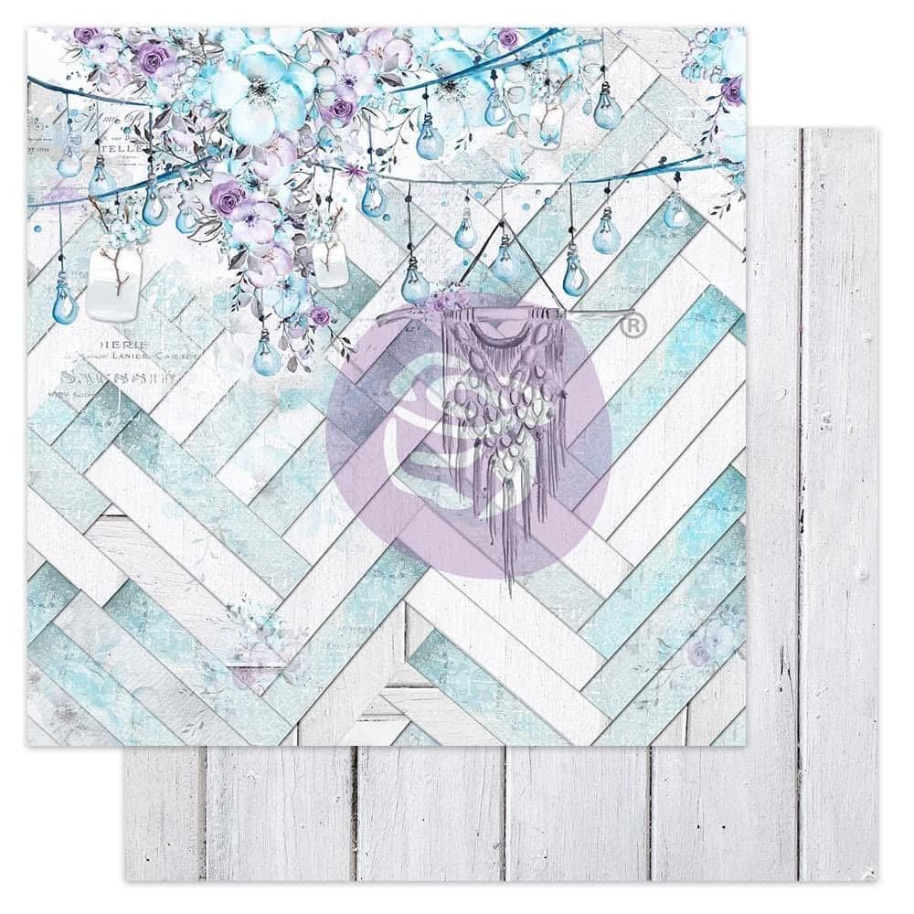Aquarelle Dreams Collection 12x12 Scrapbook Assorted  - 4 sheets | Prima Marketing, Inc.