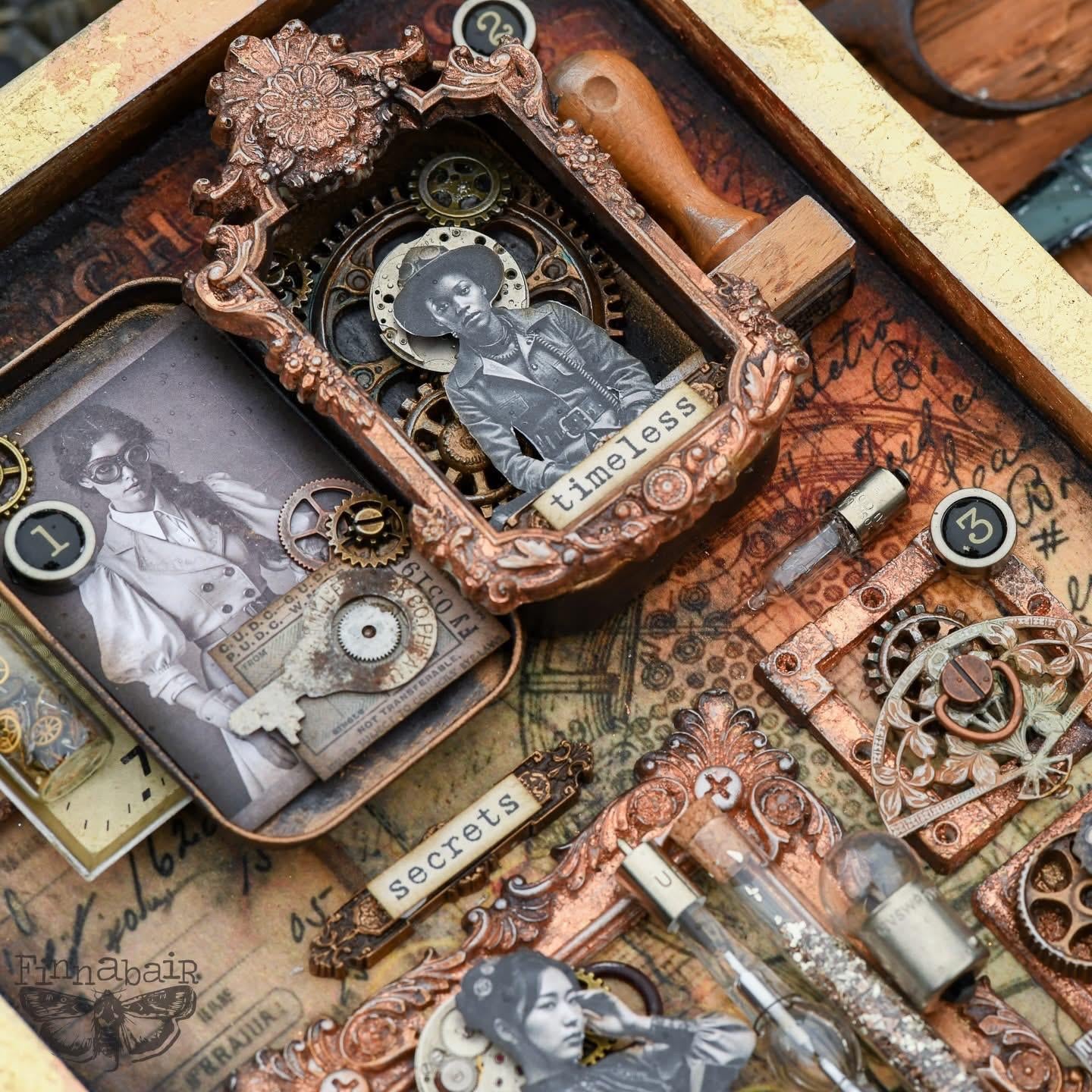 Time Travelers Collection Ephemera, 116 pcs | Finnabair | Prima Marketing Inc.
