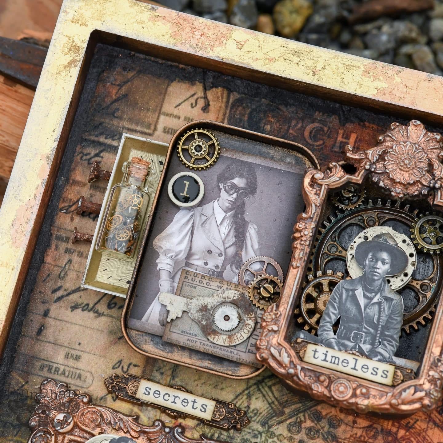 Time Travelers Collection Ephemera, 116 pcs | Finnabair | Prima Marketing Inc.