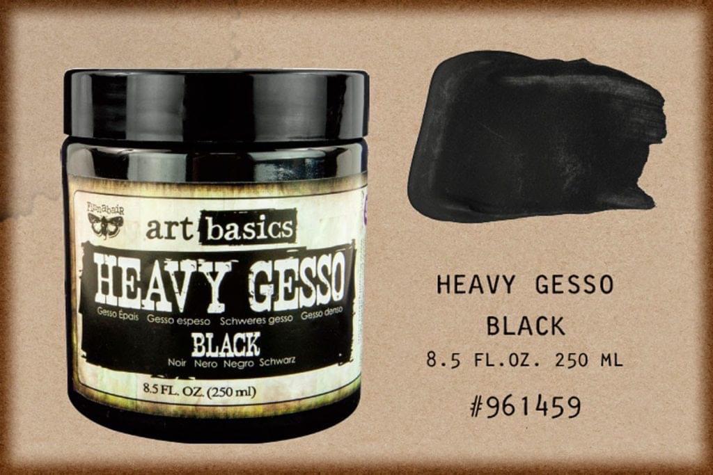 Art Mediums: Heavy Black Gesso | 8.5 oz | Acrylic Primer | Redesign with Prima