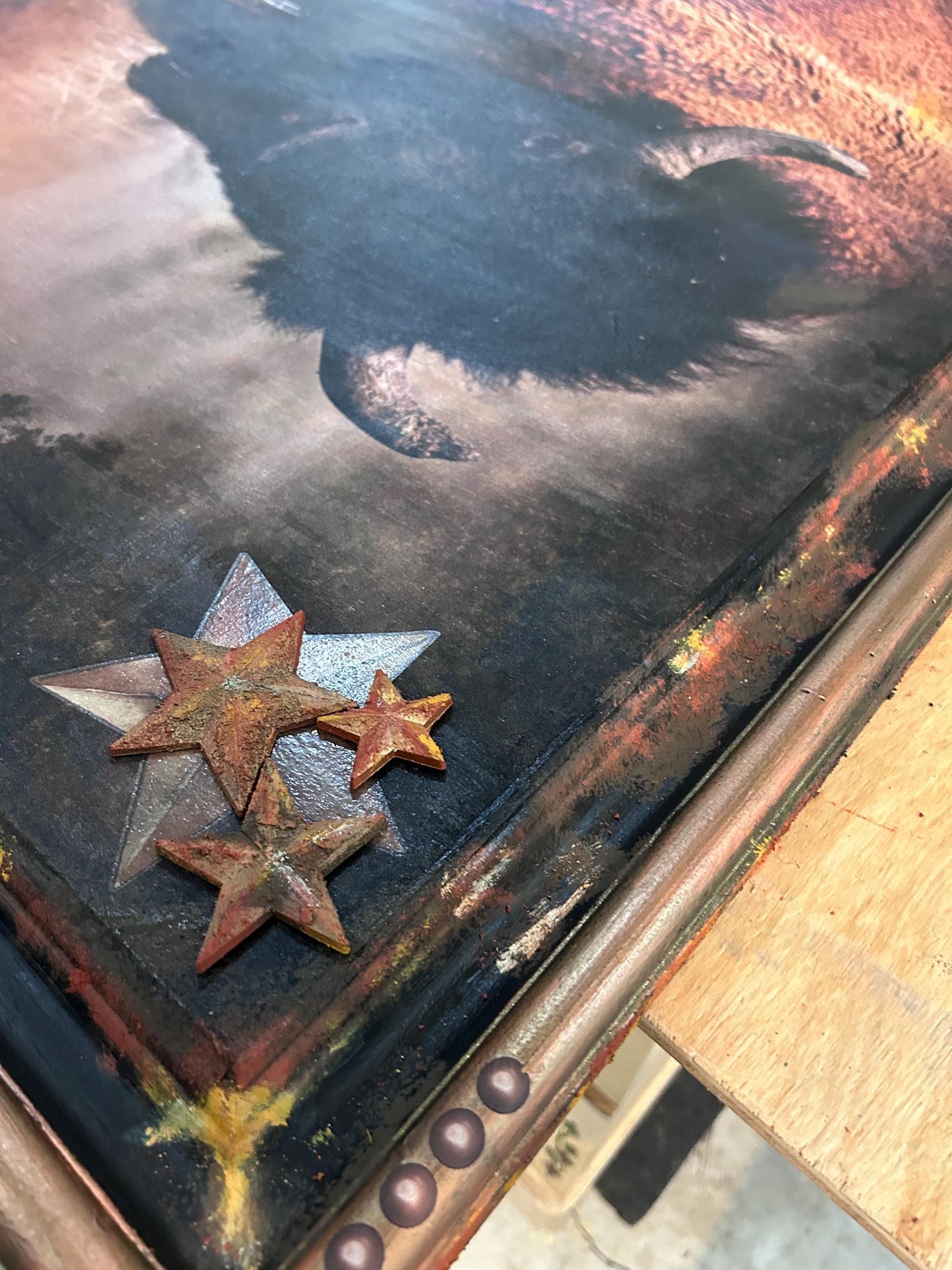 Barn Stars, 5 pcs | Mechanicals | Finnabair | Prima Marketing Inc